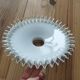 Vintage opaline lampshade (flat scalloped shape)