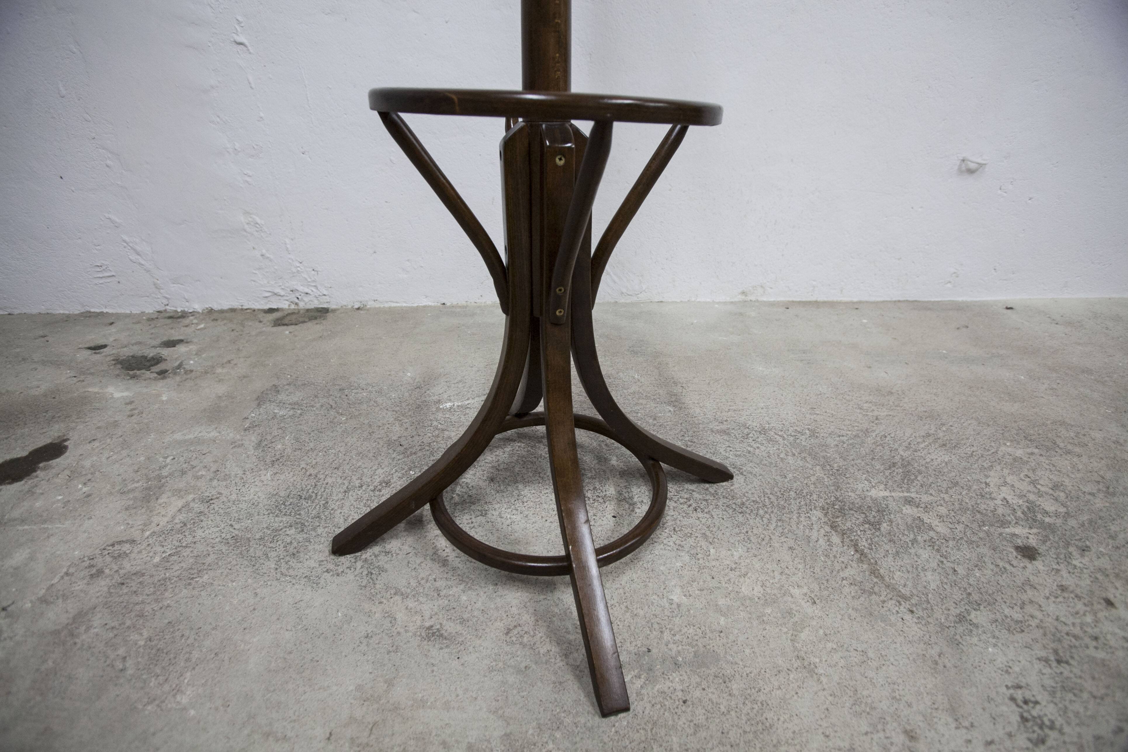 Baumann parrot coat rack 1970 dark oak