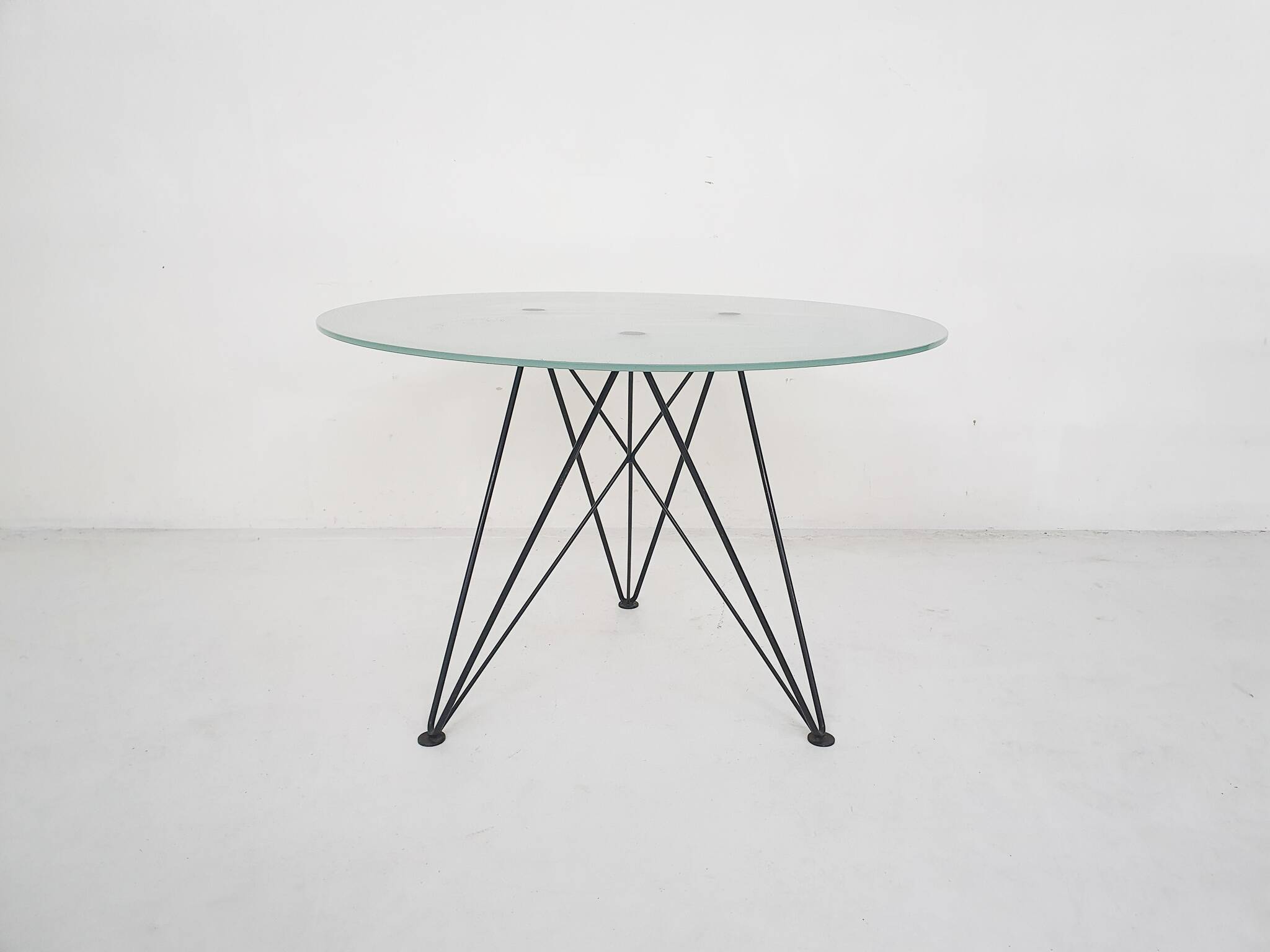 Very rare dining table by Els Staal, The Netherlands, 1984