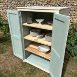 Petite armoire parisienne vintage couleur blanche