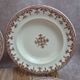 Set of 5 deep plates Terre de Fer Clairefontaine Rouen sepia 19th century