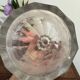 Pair of antique moulded crystal decanters (Baccarat style)