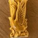 Japanese ceramic vase with swan decor