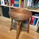 Small antique wicker stool