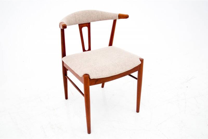 Two teak chairs, Danish design, 1960s