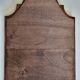 Stucco and wood fireplace mirror 53x38 cm