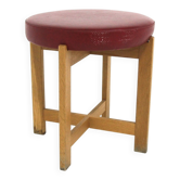 Scandinavian oak stool, Sweden, 1960
