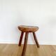 Tabouret de vacher en bois massif