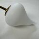 Lot 3 vintage opaline wall lights