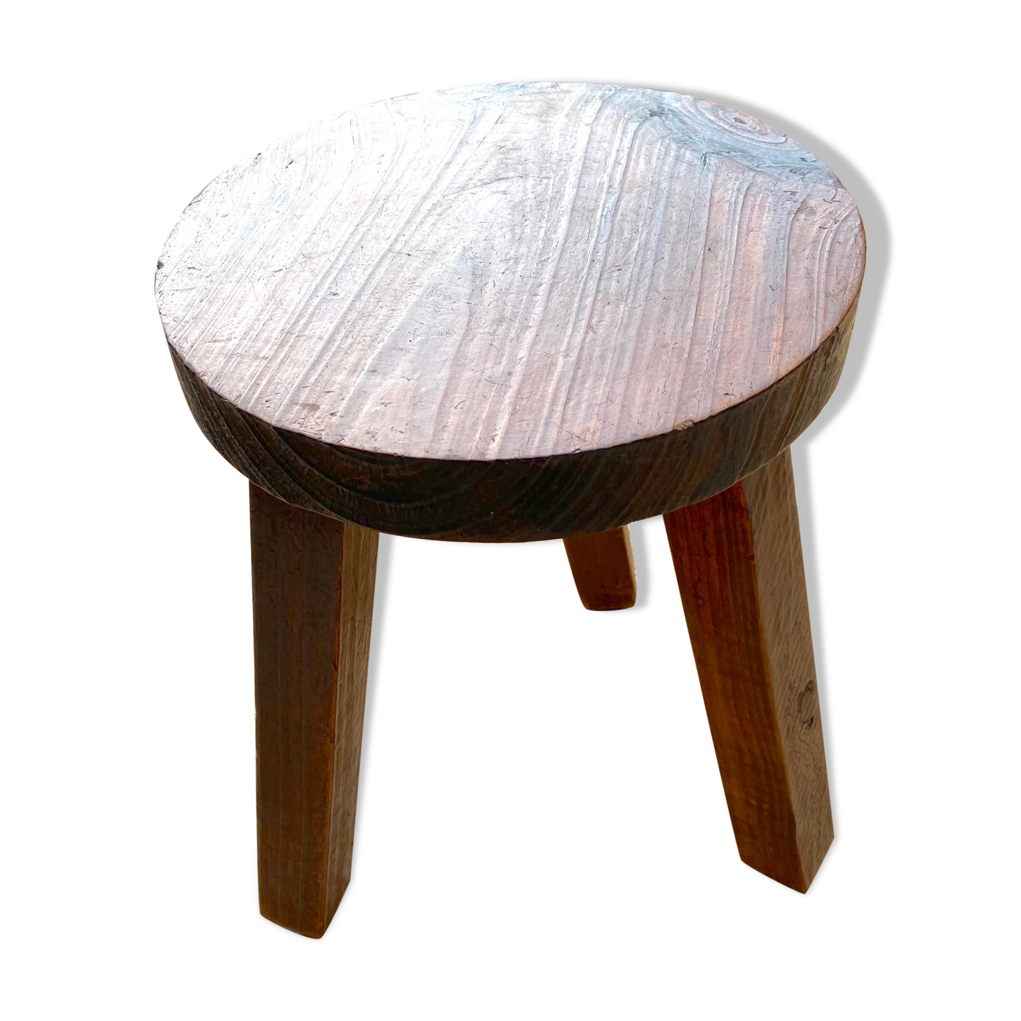 Brutalist tripod stool