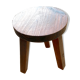 Brutalist tripod stool