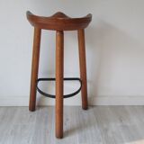 Bar stool "Le Selou", brutalist