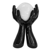 Black hands table lamp 80s