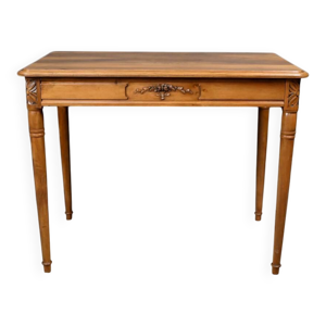 Table bureau en noyer,
