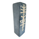 Square ceramic artisan vase