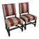 Pair of Louis XIII oak chairs