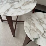 Tables Flexform marble calacatta and wood
