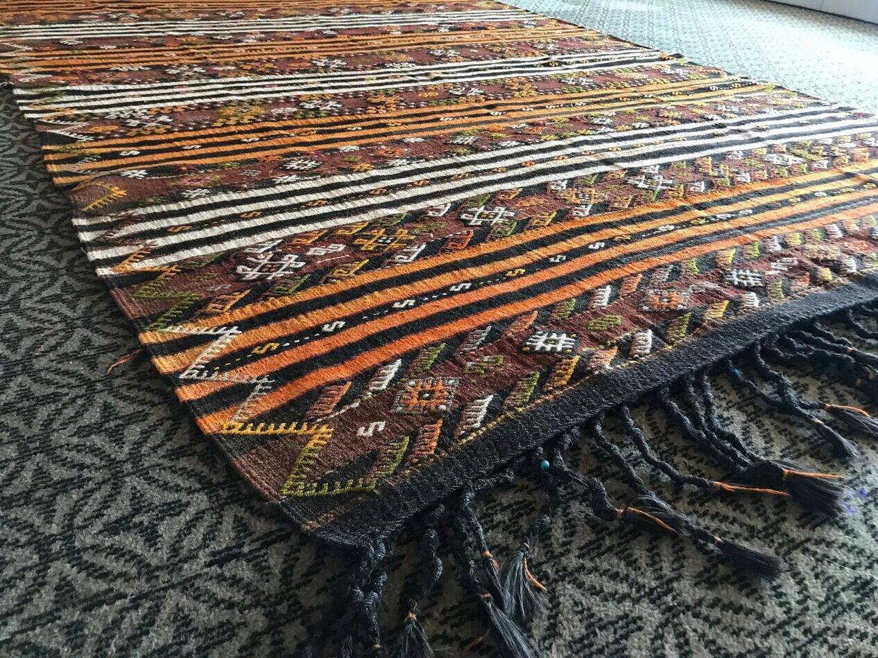 Handmade Oushak Kilim Rug