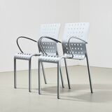 Pietro Arosio Pair of Mirandolina Chairs for Zanotta Italy 1993