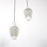 Two Beautiful Glass ‘Suomi’ Pendants by Tapio Wirkkala, Finland, 1950s