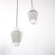 Deux magnifiques pendentifs « Suomi » en verre par Tapio Wirkkala, Finlande, années 1950