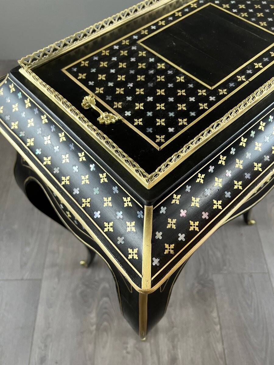 Napoleon III planter in Boulle marquetry, 19th century