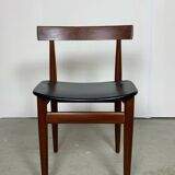 Hans Olsen Roundette table in Afromosia and chairs