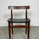 Table ronde et chaises d'Hans Olsen à Afromosia