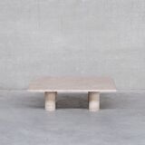 Table en travertin