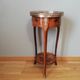 Pedestal table or harness in rosewood marquetry Louis XV style
