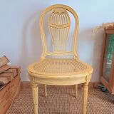 Provencal yellow Louis XVI style chair