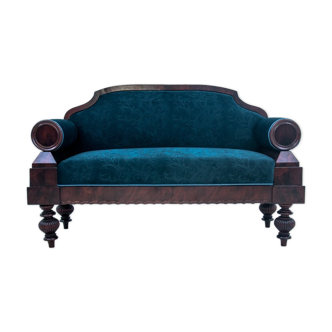 Antique sofa, Northern Europe, circa 1880. Renovated.