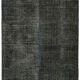 Handmade oriental contemporary 1980s 285 cm x 380 cm black wool carpet