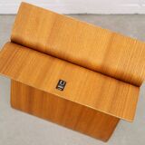 Vintage wooden magazine rack umbra