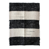 Tapis artisanal tissé main en coton recyclé - 120 x 170 cm