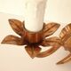 Vintage gold metal wall light