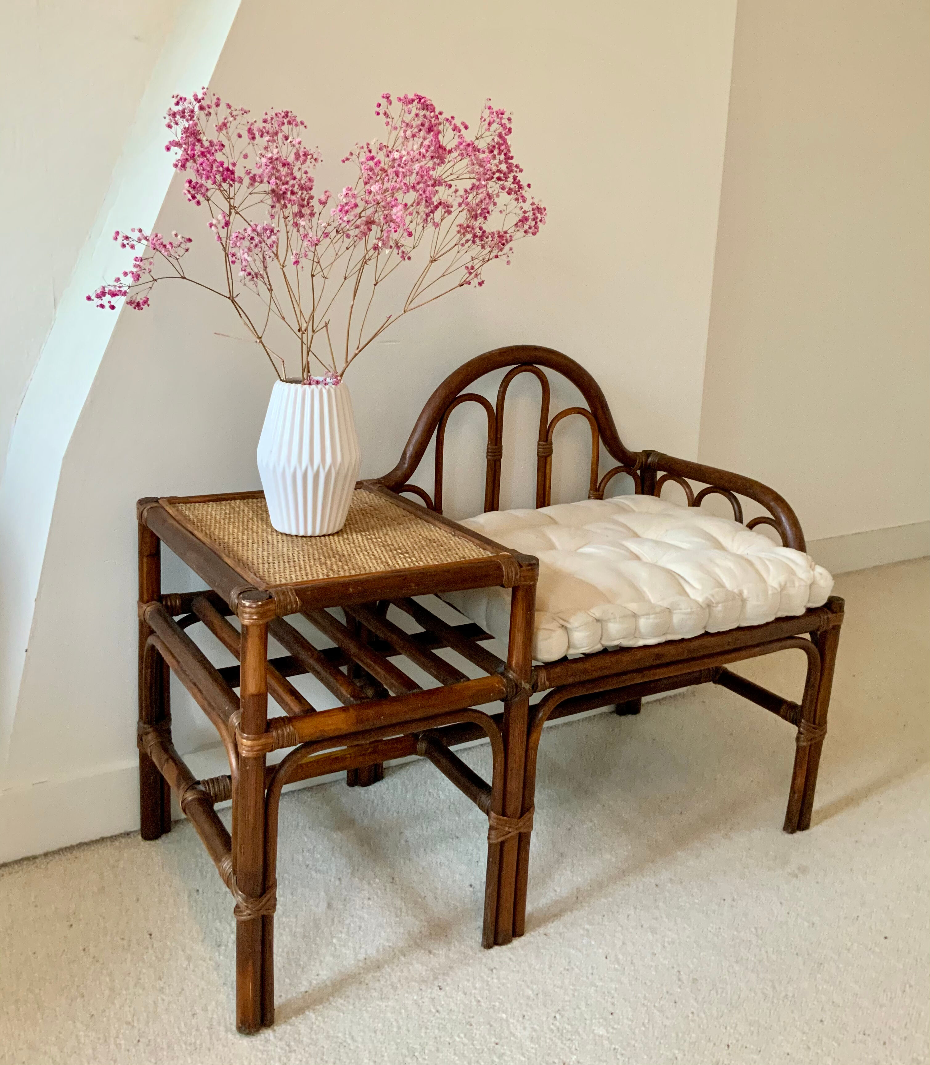 Rattan phone furniture