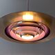 Silver Purple Preben Fabricius & Jørgen Kastholm Pendant Lamp Nordisk Solar