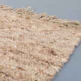 Tapis vintage en laine lana fait main pour sisal, italie 1980