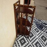 Pair of rattan bedside tables