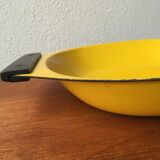 Large Vintage Cathrineholm Enamel bowl / dish / Roasting pan, Mid Century Enamel Cookware