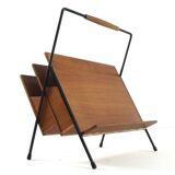 Magazine rack wood + metal