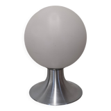 Lampe Space age en verre sablé années 60/70