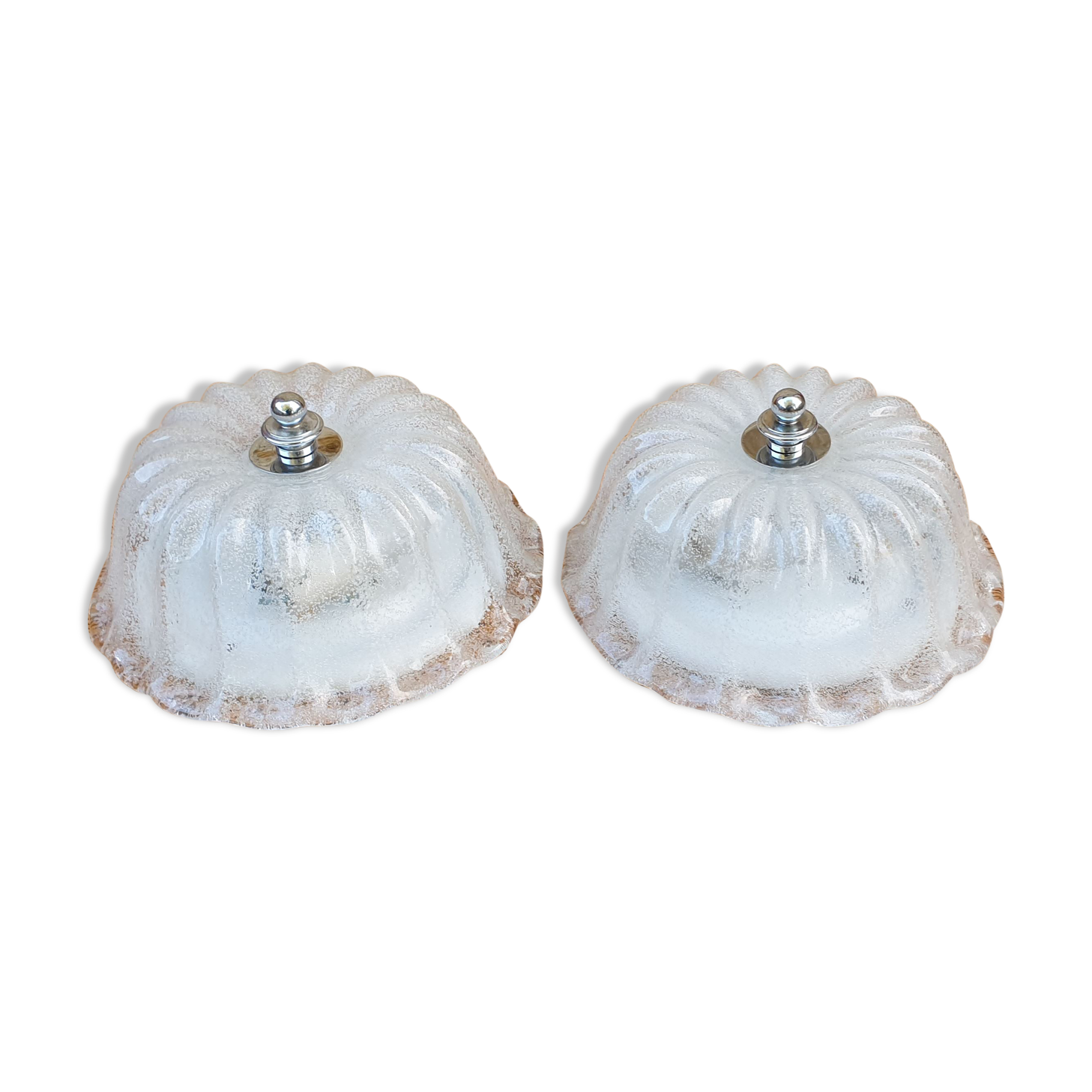 Vintage ceiling lights duo