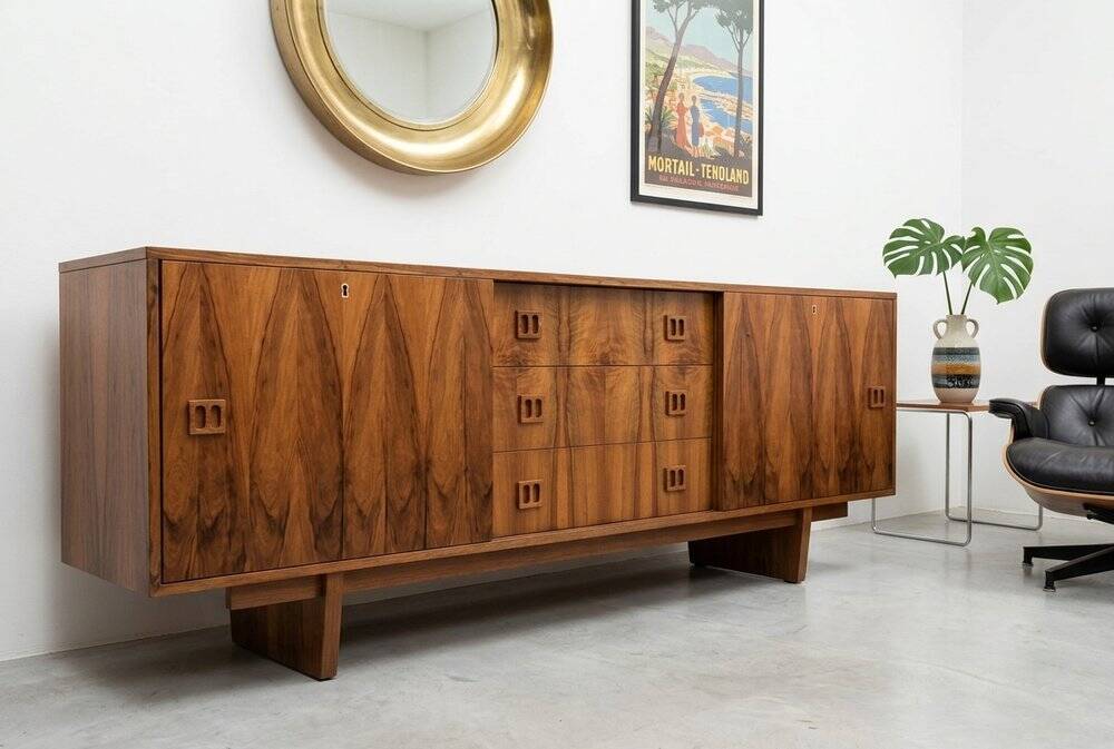 Mid-Century Modern Hungarian Credenza, 1960s