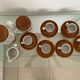 Vintage coffee set Tognana 6 cups coffee pot sugar bowl milk jug
