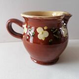 Glazed terracotta Savoy milk jug
