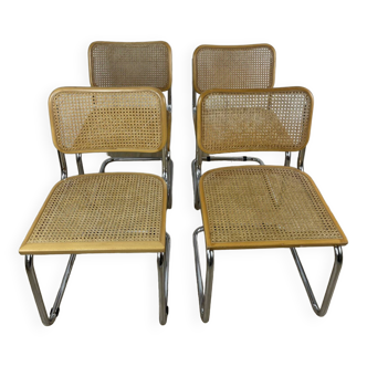 Lot de 4 chaises Cesca B32 Marcel Breuer n°4