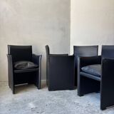 Set of 6 Break 401 chairs by Mario Bellini for Cassina