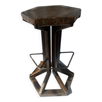 Antique bar stool